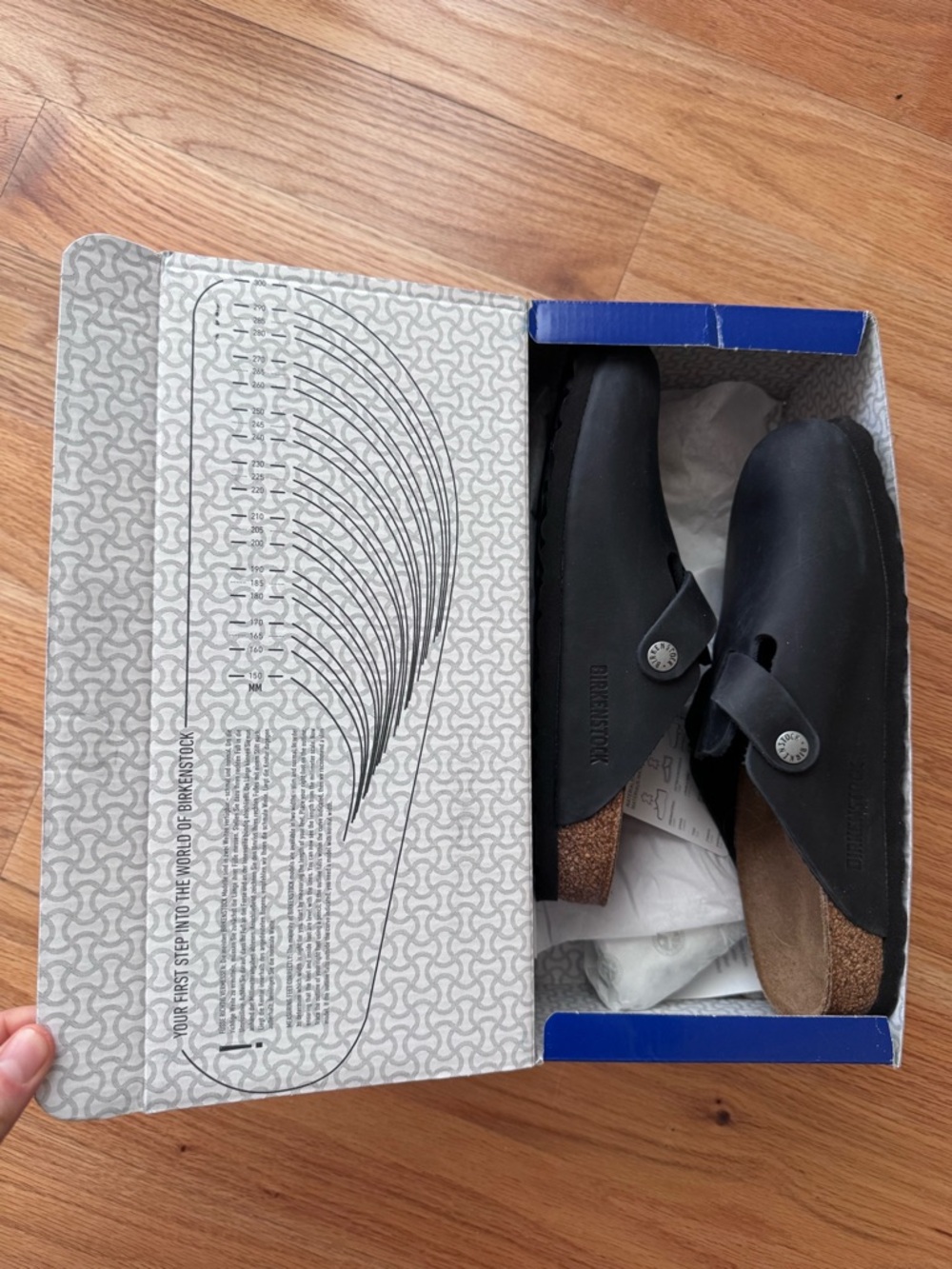 NEW Birkenstock Black Boston Soft Footbed Clogs
